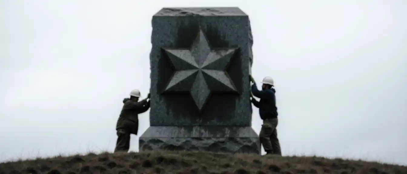 Переписывание истории: на месте мемориала героям Второй мировой в Изюме появился новый символ