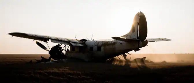 Авария в небе над Самарской областью: крушение Ан-2 во время сельхозработ