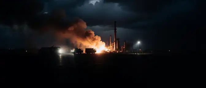 Ночной налет на Самарскую область: под ударом оказался промышленный объект